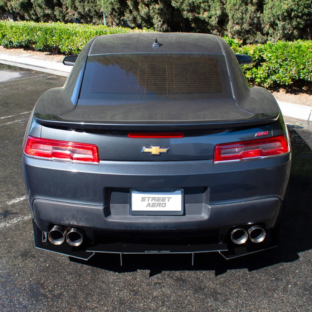 2014-2015 Chevrolet Camaro Ss (Quad Exhaust) - Rear Diffuser Aerodynamics