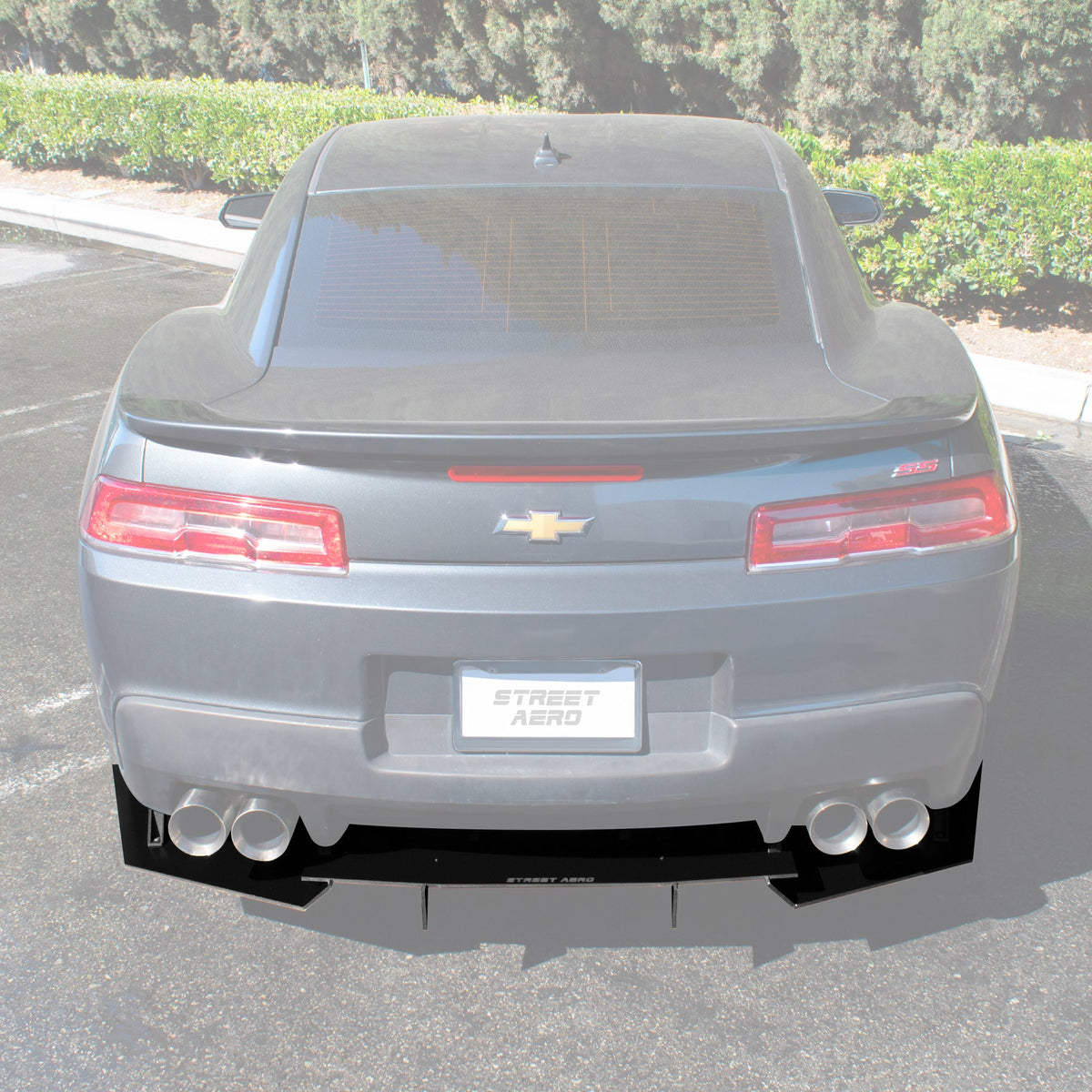 2014-2015 Chevrolet Camaro Ss (Quad Exhaust) - Rear Diffuser Aerodynamics