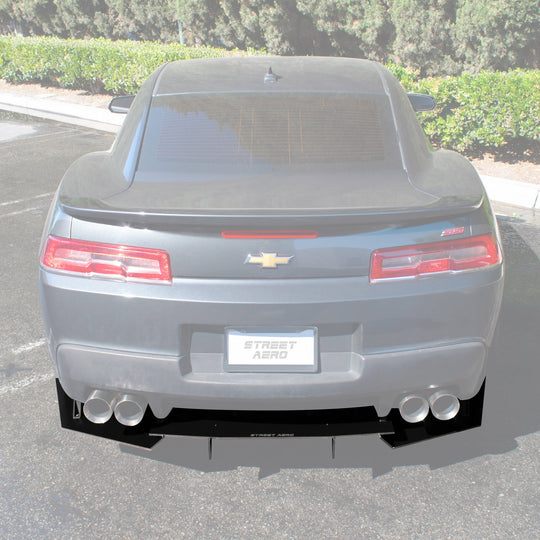 2014-2015 Chevrolet Camaro Ss (Quad Exhaust) - Rear Diffuser Aerodynamics