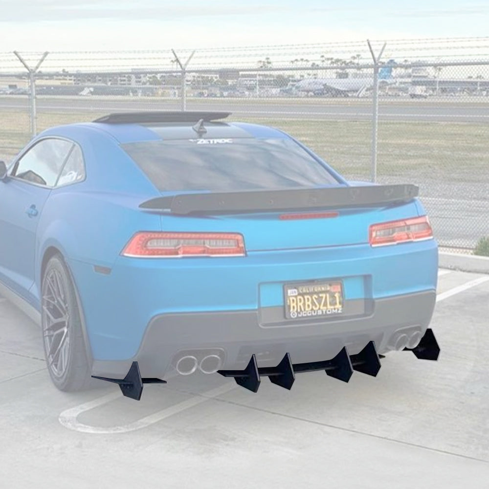 2014-2015 Chevrolet Camaro (Quad Exhaust) - Classic Edition Rear Diffuser Aero Dynamics