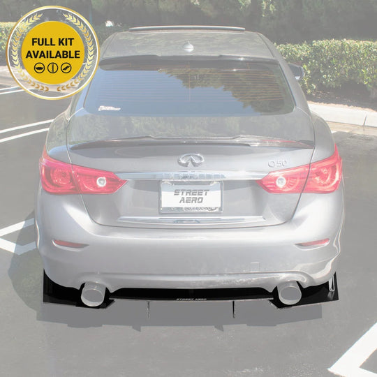 2014-2017 Infiniti Q50 - Rear Diffuser Aerodynamics