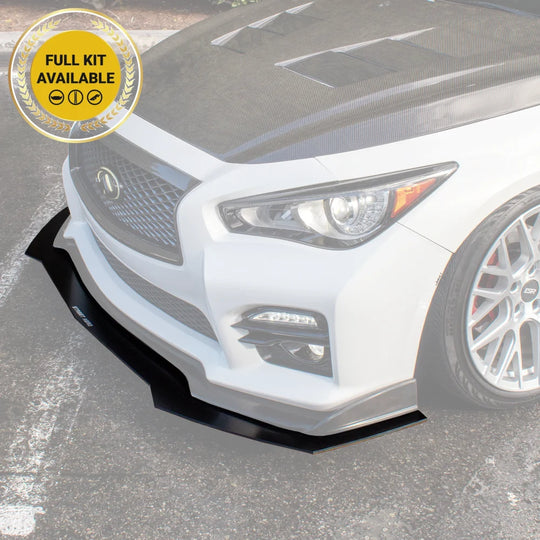2014-2017 Infiniti Q50 Sport (Southbay Autoworkz Lip) - Front Splitter Aerodynamics