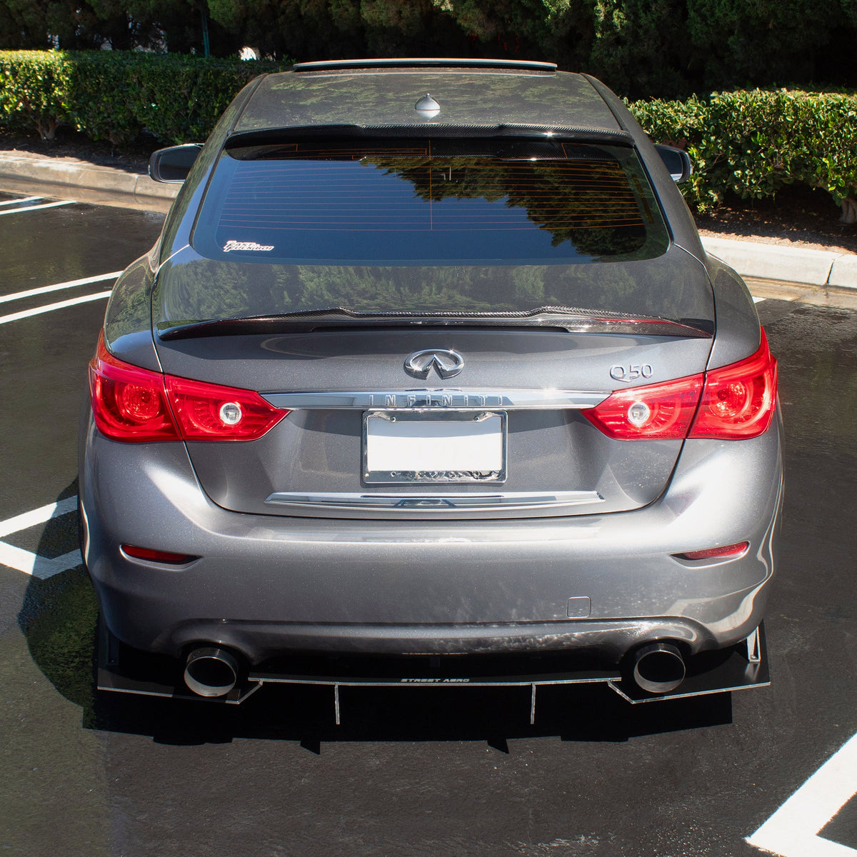 2014-2017 Infiniti Q50 - Rear Diffuser Aerodynamics