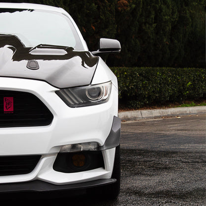 2015-2017 Ford Mustang - Carbon Fiber Canards Aerodynamics