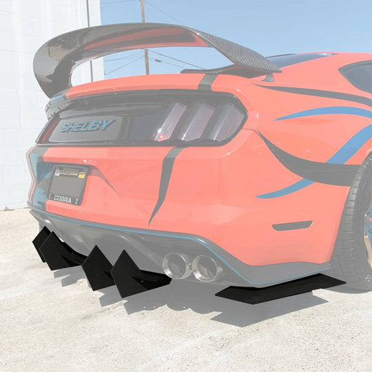 2015-2020 Ford Mustang Shelby Gt350 - Classic Edition Rear Diffuser Aero Dynamics