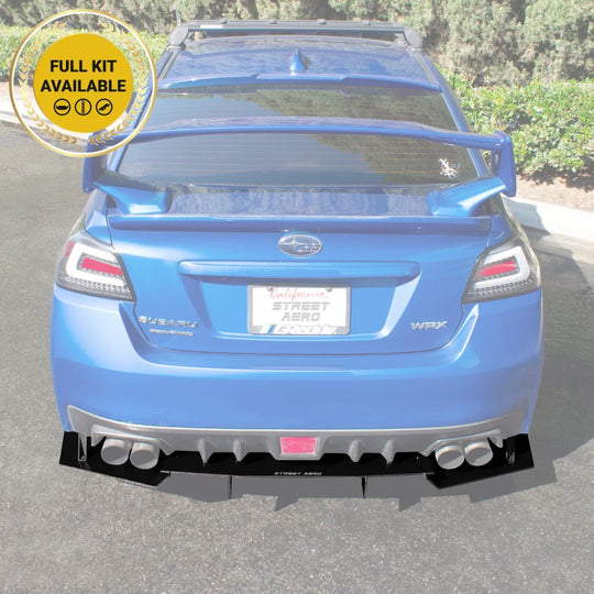 2015-2021 Subaru Impreza Wrx - Rear Diffuser Aerodynamics