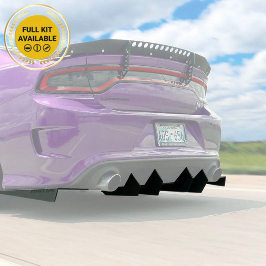 2015+ Dodge Charger Gt/Srt/Scat Pack - Og Edition Rear Diffuser Aerodynamics