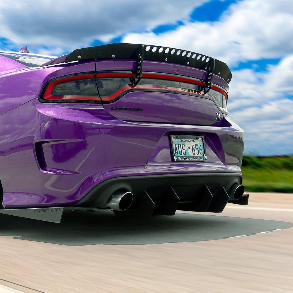 2015+ Dodge Charger Gt/Srt/Scat Pack - Classic Edition Rear Diffuser Aero Dynamics