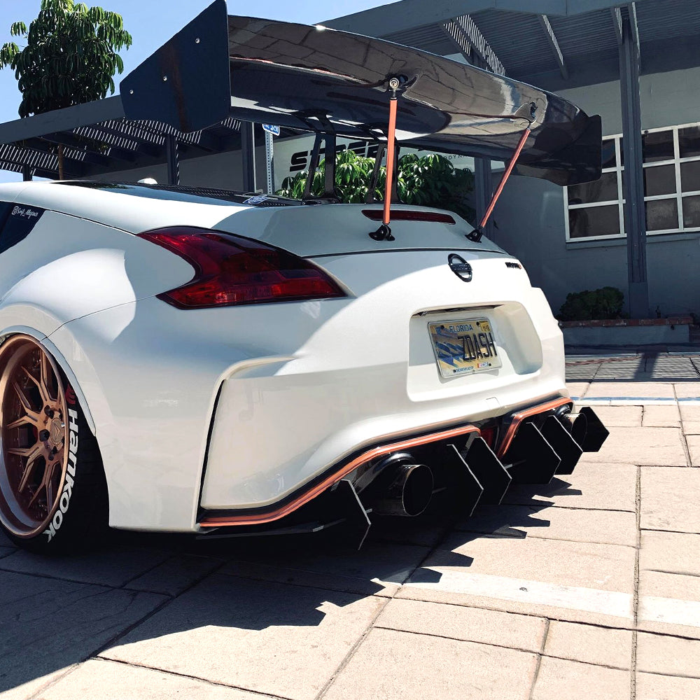 2015-2020 Nissan 370Z Nismo - V2 Classic Edition Rear Diffuser Aero Dynamics