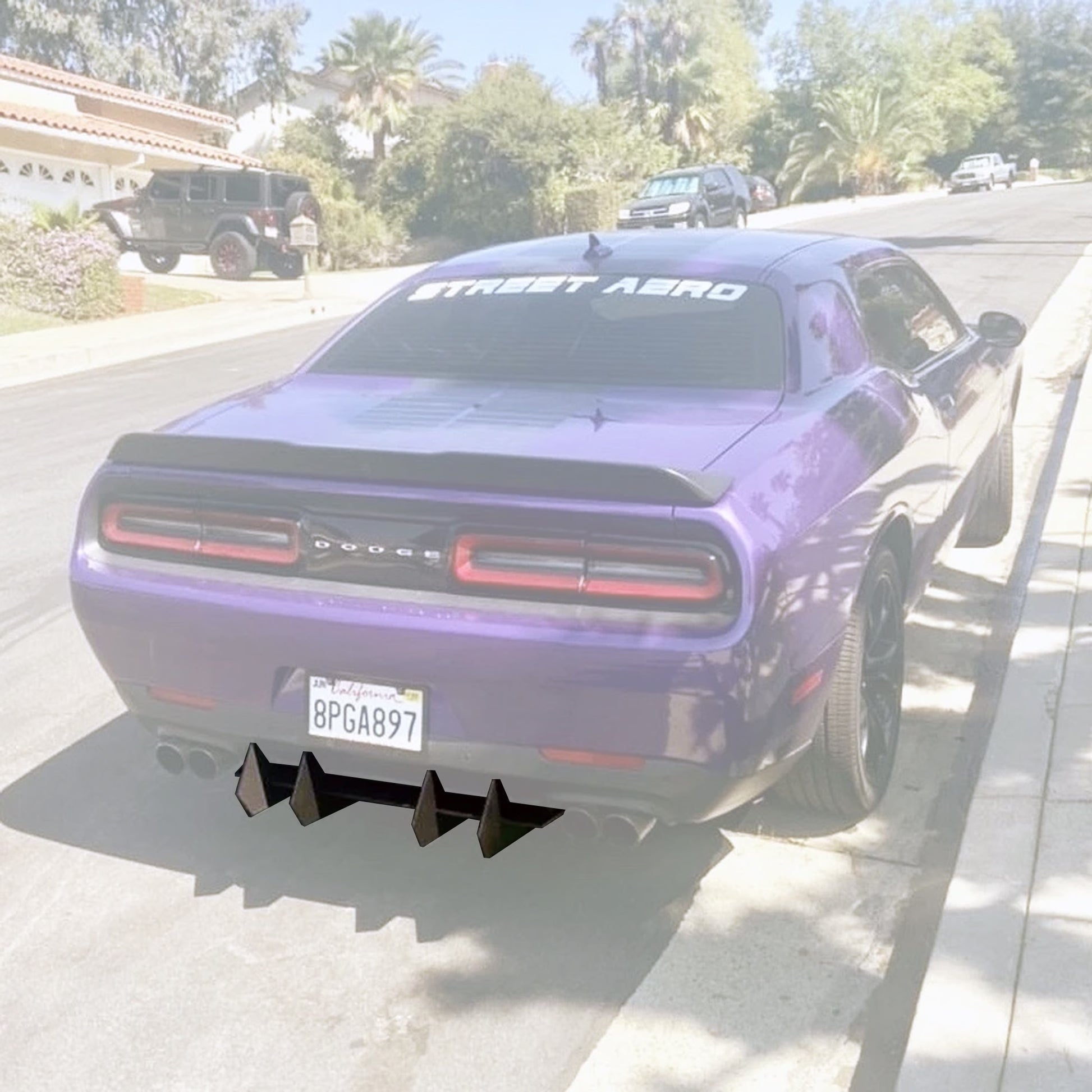 2015+ Dodge Challenger - V2 OG Edition Rear Diffuser – Street Aero