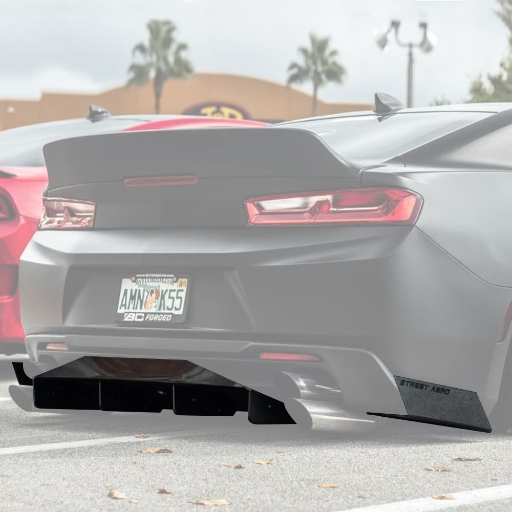 2016-2018 Chevrolet Camaro Rs - Og Edition Rear Diffuser Aerodynamics