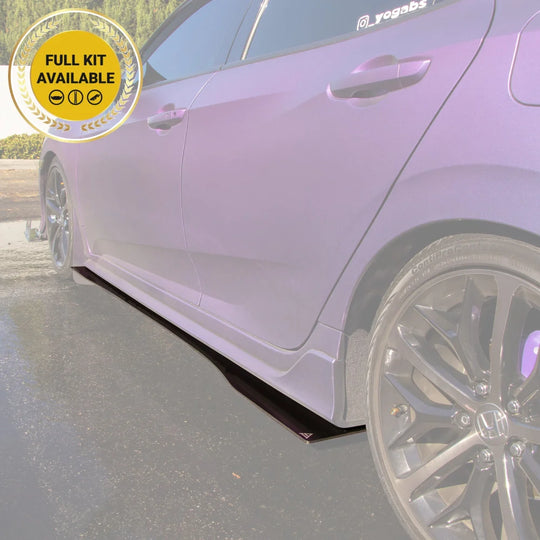 2016-2021 Honda Civic Hatchback Sport - Side Skirt Splitter Set Aerodynamics