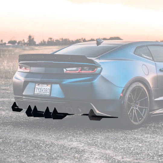 2016-2023 Chevrolet Camaro Ss (Quad Exhaust) - Classic Edition Rear Diffuser Aerodynamics