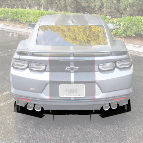 2016-2023 Chevrolet Camaro Ss (Quad Exhaust) - Rear Diffuser Aerodynamics