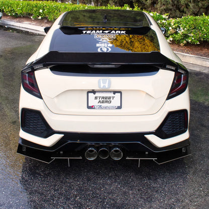 2017-2021 Honda Civic Hatchback Sport - Rear Diffuser Aero Dynamics
