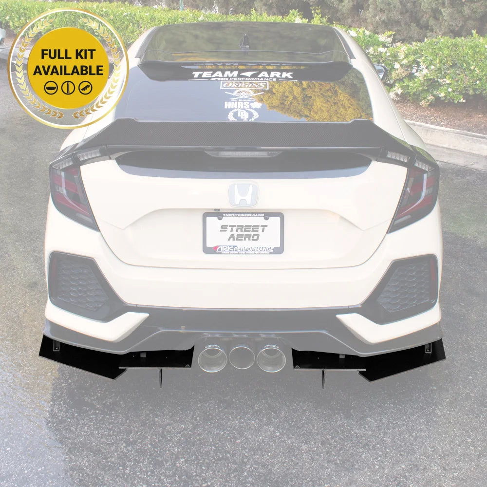2017-2021 Honda Civic Hatchback Sport Rear Diffuser – Street Aero
