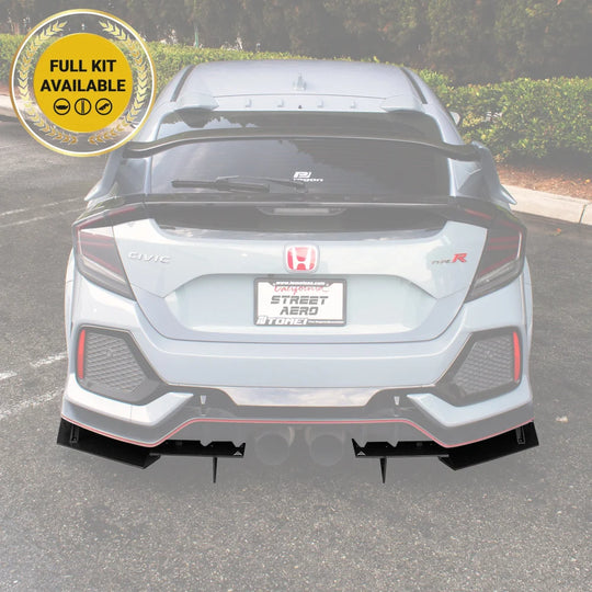 2017-2021 Honda Civic Type R - Rear Diffuser Aerodynamics