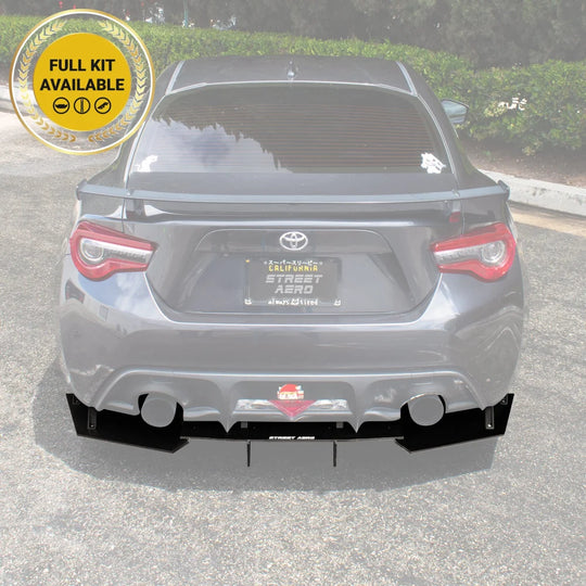 2017-2021 Toyota 86 - Rear Diffuser Aerodynamics