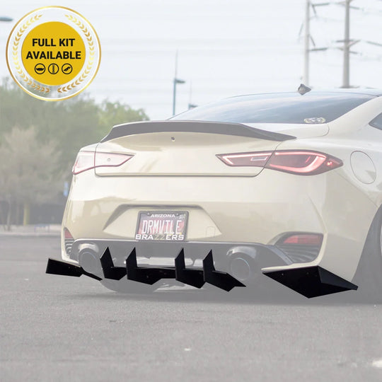 2017-2022 Infiniti Q60S - Og Edition Rear Diffuser Aerodynamics