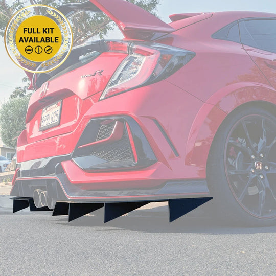 2017-2023 Honda Civic Type-R - Og Edition Rear Diffuser Aerodynamics