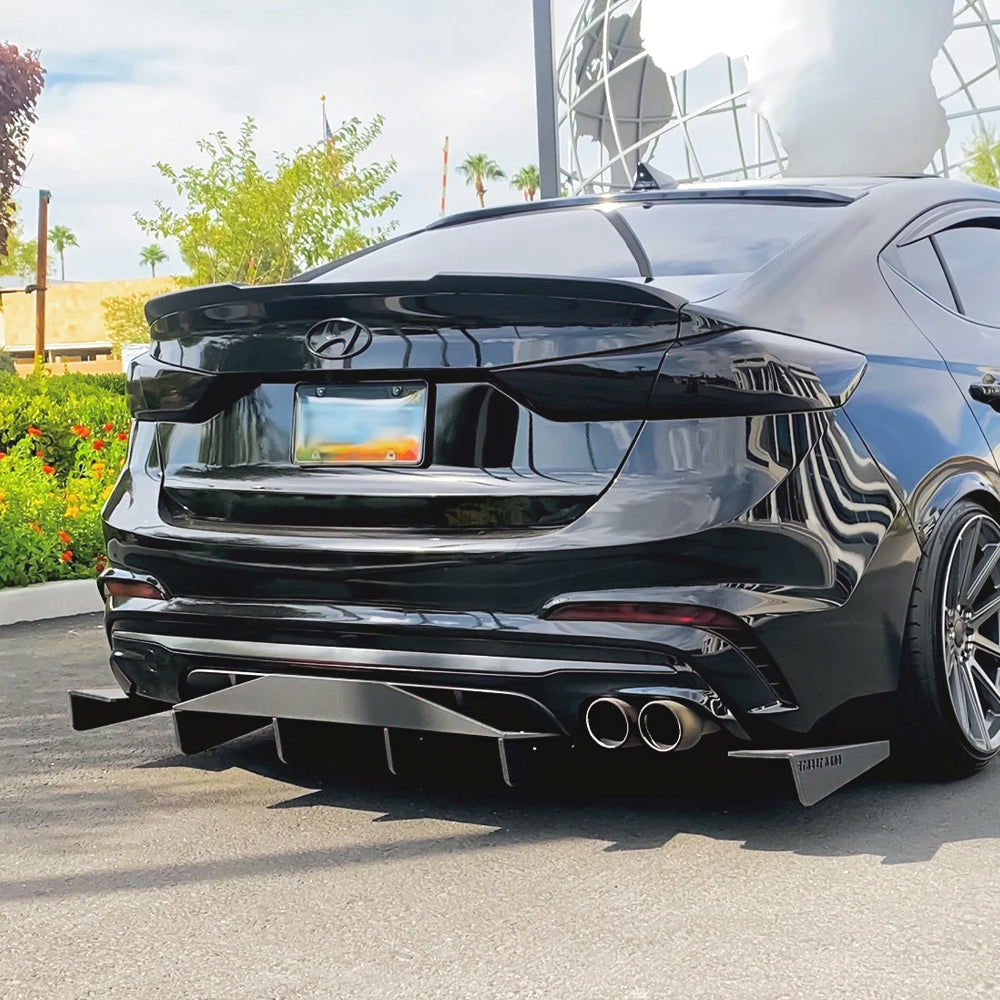 2017-2020 Hyundai Elantra Sport - Classic Edition Rear Diffuser Aero Dynamics