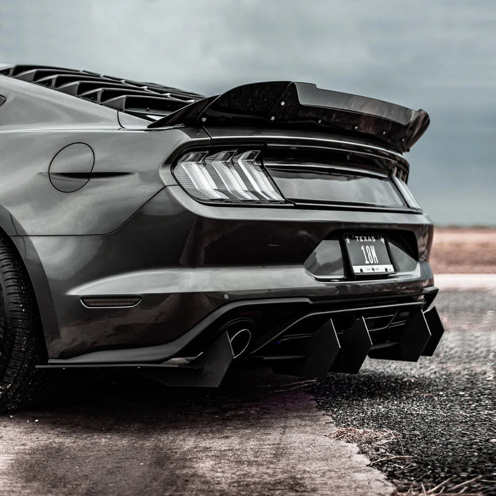 2018-2023 Ford Mustang Ecoboost - Classic Edition Rear Diffuser Aerodynamics