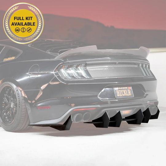 2018-2023 Ford Mustang Gt - Classic Edition Rear Diffuser Aerodynamics
