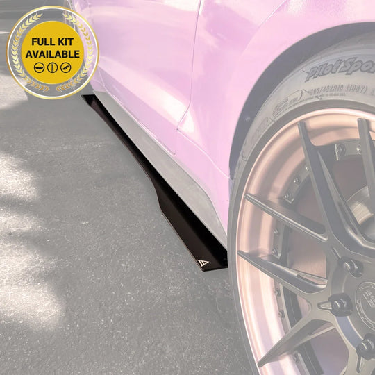 2018-2023 Ford Mustang - Side Skirt Splitter Set Aerodynamics