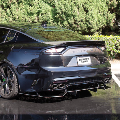 2018-2023 Kia Stinger Gt - Rear Diffuser Aerodynamics