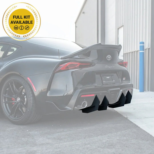 2019+ Toyota Supra Mk5 - Classic Edition Rear Diffuser Aero Dynamics