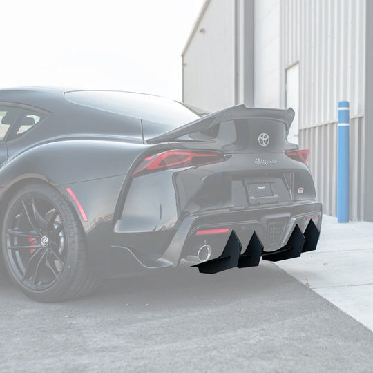 2019+ Toyota Supra Mk5 - Classic Edition Rear Diffuser Aero Dynamics
