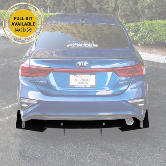 2020-2022 Kia Forte Gt-Line - Rear Diffuser Aerodynamics