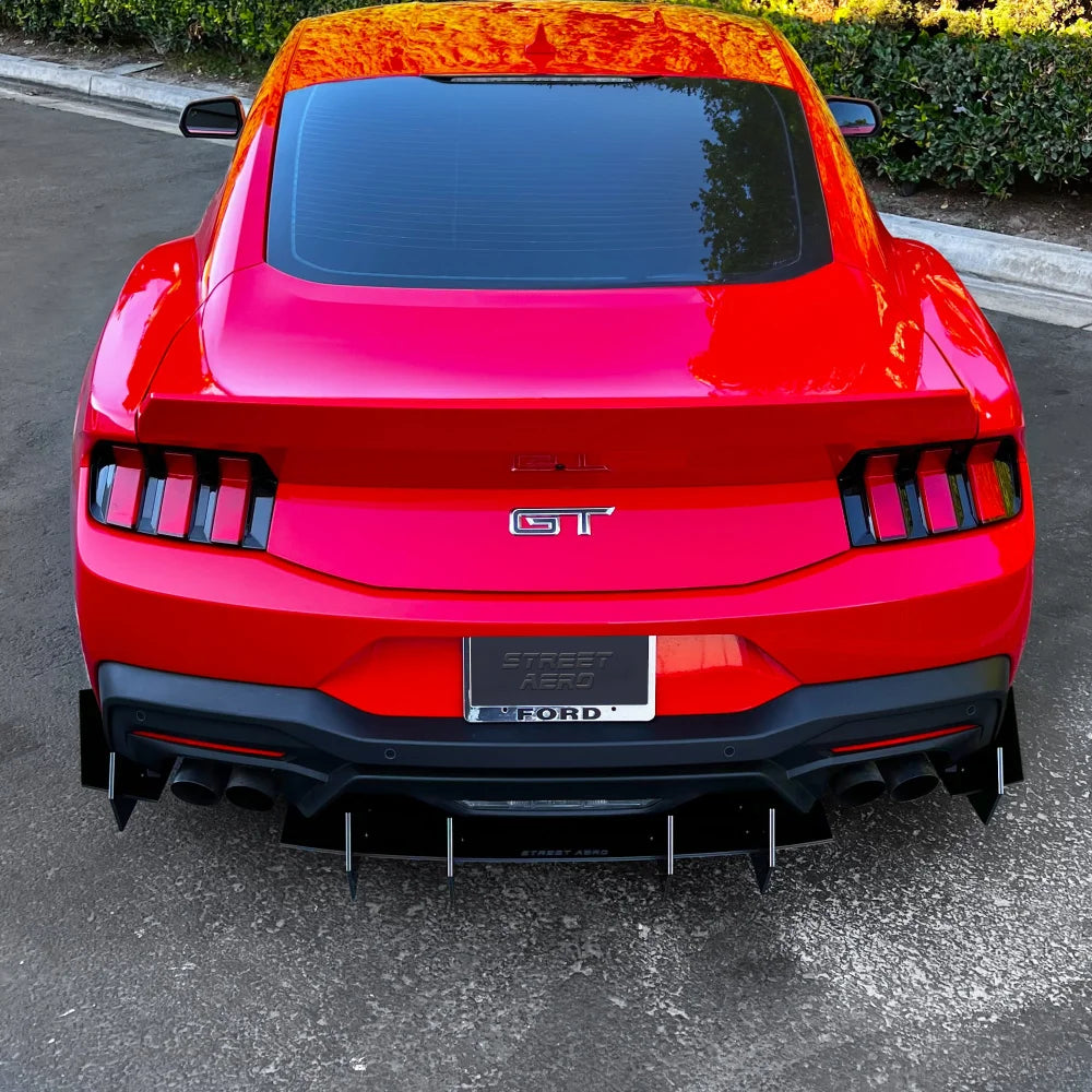 2024-2025 Ford Mustang (Quad Exhaust) - Classic Edition Rear Diffuser