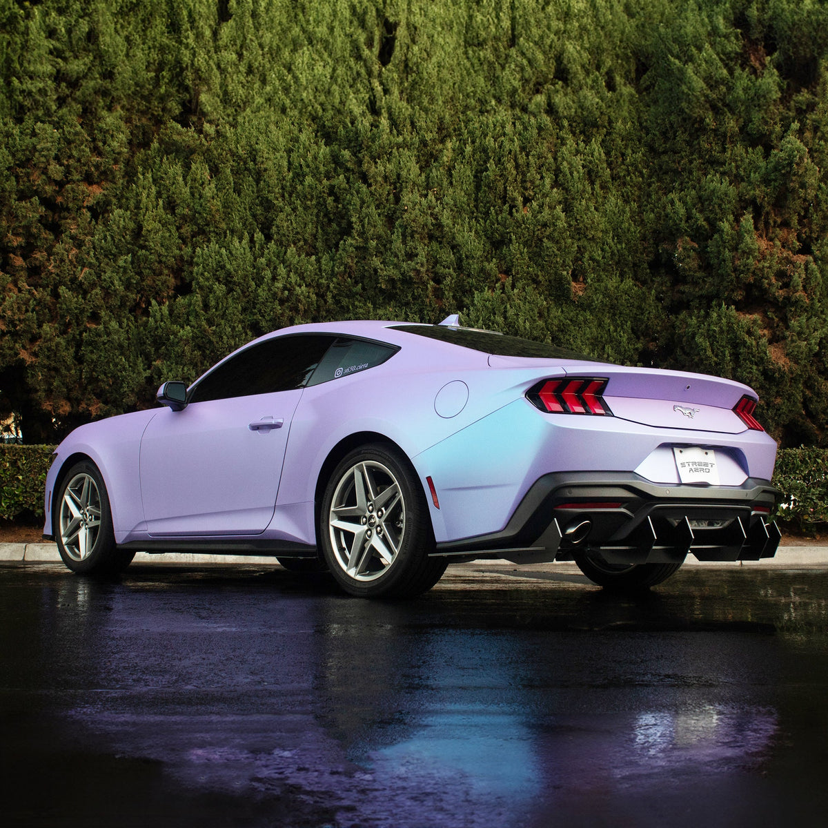 2024 Ford Mustang (Dual Exhaust) - Classic Edition Rear Diffuser Aerodynamics