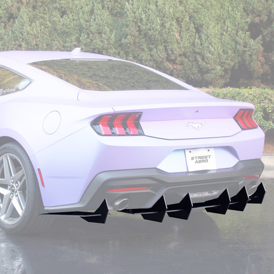 2024 Ford Mustang (Dual Exhaust) - Classic Edition Rear Diffuser Aerodynamics