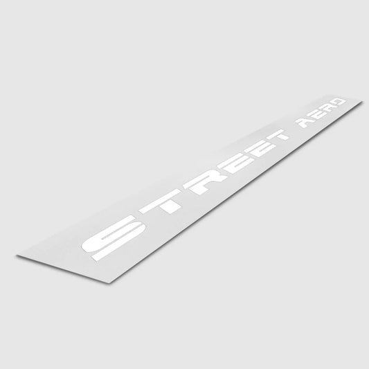 40 Street Aero Banner White Vehicle Decals