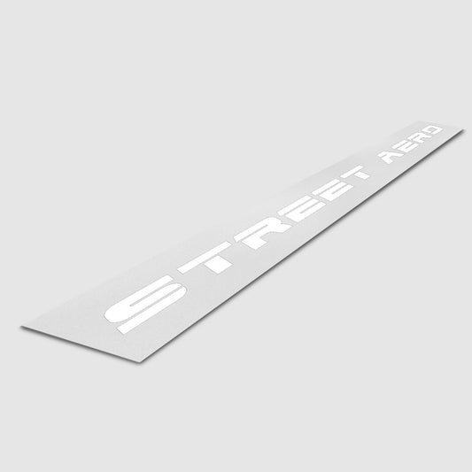 40 Street Aero Banner White Vehicle Decals
