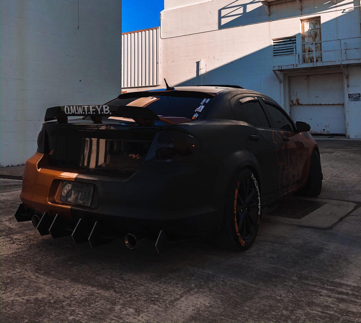 2011-2014 Dodge Avenger - Classic Edition Rear Diffuser Aero Dynamics
