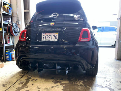 Dont Relisttt Abarth 500 - Classic Edition Rear Diffuser Aero Dynamics