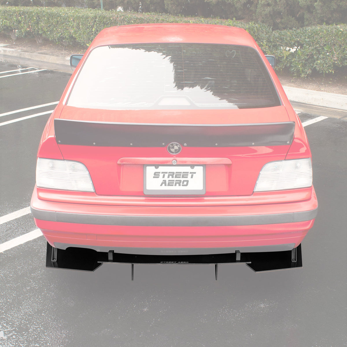 1992-1998 Bmw 3 Series Coupe E36 - Rear Diffuser Aerodynamics