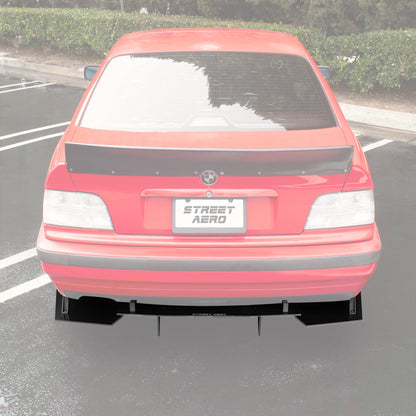 1992-1998 Bmw 3 Series Coupe E36 - Rear Diffuser Aerodynamics
