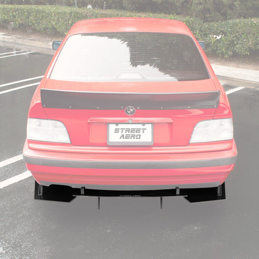 1992-1998 Bmw 3 Series Coupe E36 - Rear Diffuser Aerodynamics