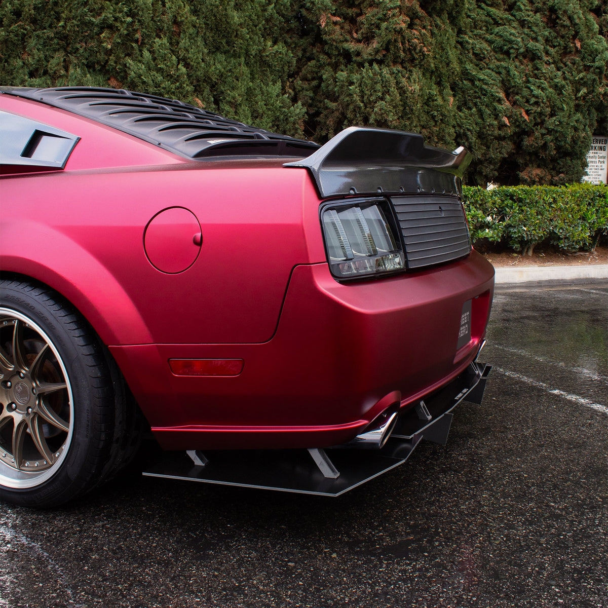 2005-2009 Ford Mustang Gt - Rear Diffuser Aerodynamics