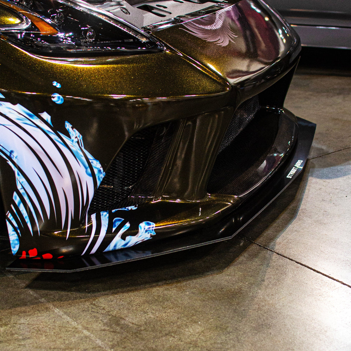 ACM 2009-2020 Nissan 370z Fuji Front Splitter front view