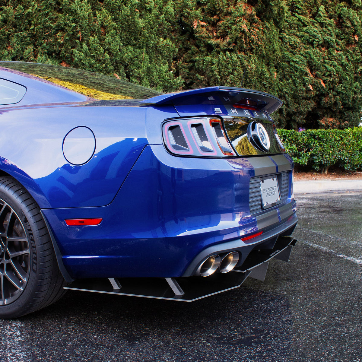 2013-2014 Ford Mustang Shelby Gt500 - Rear Diffuser Aerodynamics