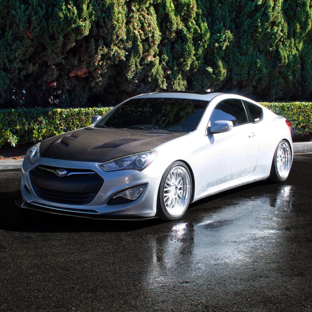 2013-2016 Hyundai Genesis Coupe Bk2 - Front Splitter Aerodynamics