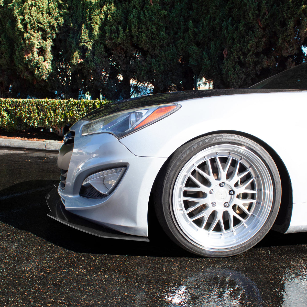 2013-2016 Hyundai Genesis Coupe Bk2 - Front Splitter Aerodynamics