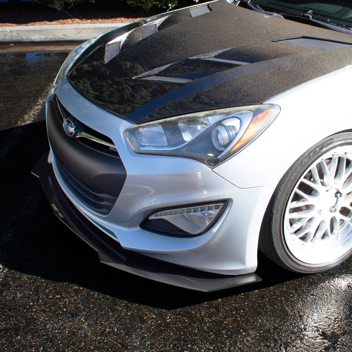 2013-2016 Hyundai Genesis Coupe Bk2 - Front Splitter Aerodynamics