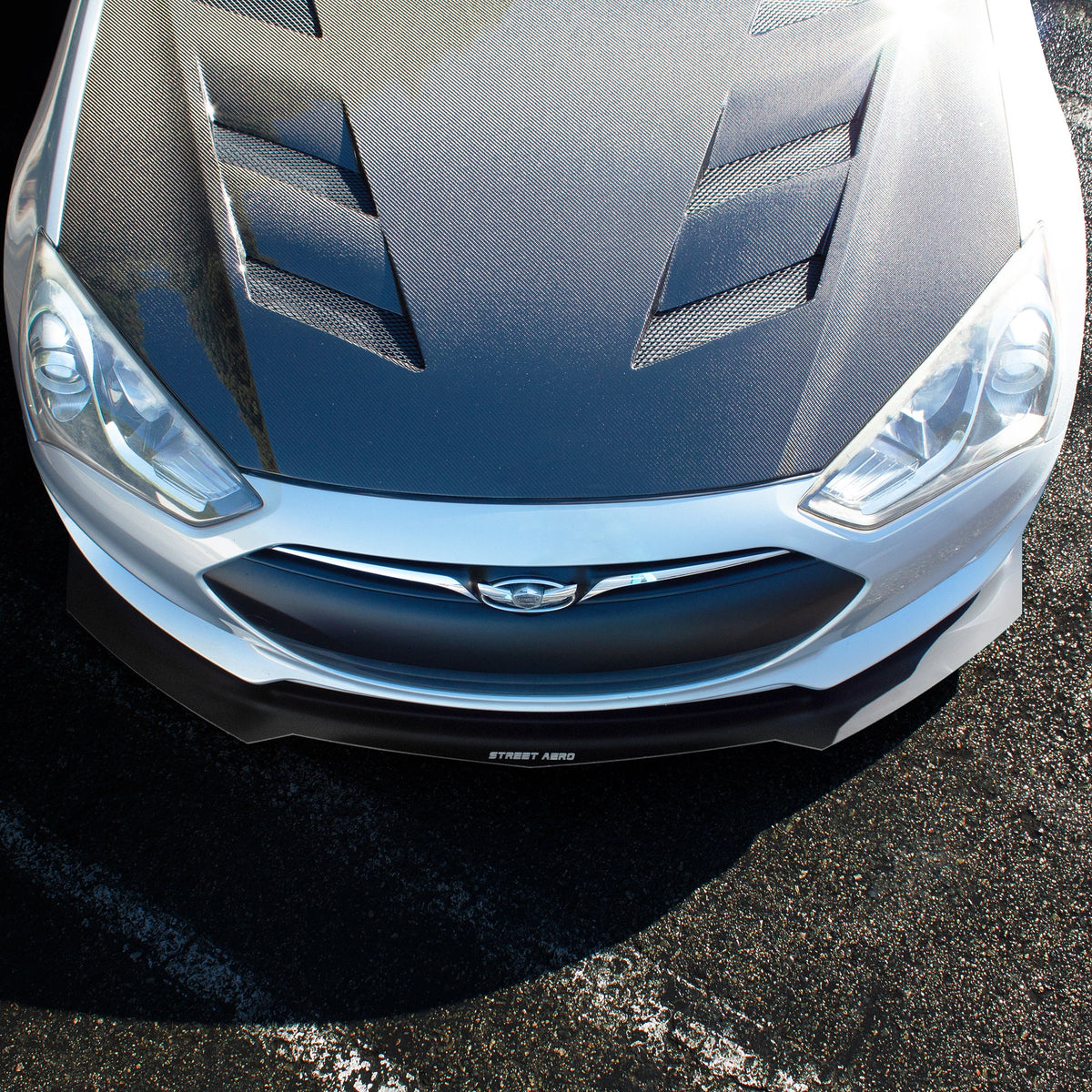 2013-2016 Hyundai Genesis Coupe Bk2 - Front Splitter Aerodynamics