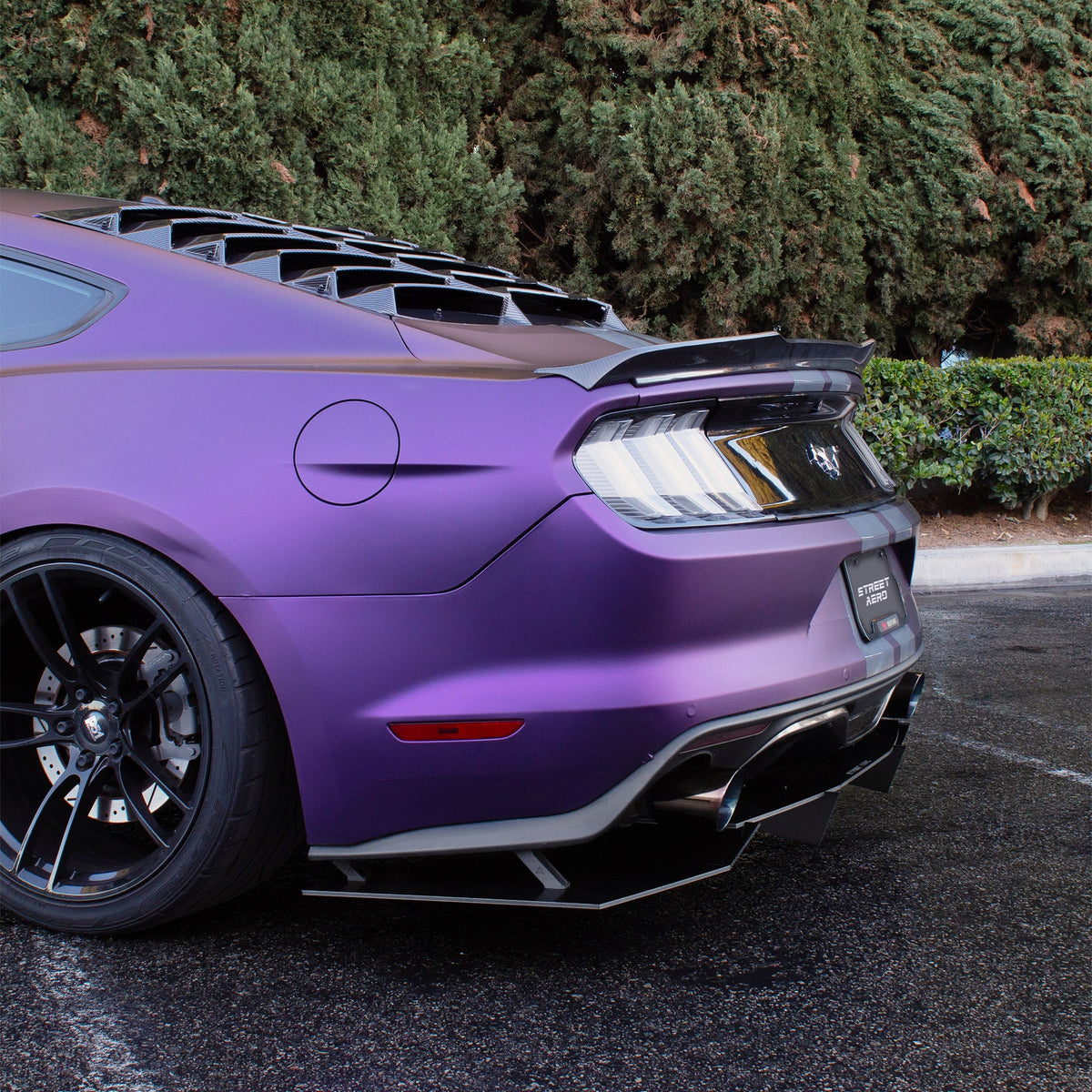 2015-2017 Ford Mustang Gt Premium - Rear Diffuser Aerodynamics